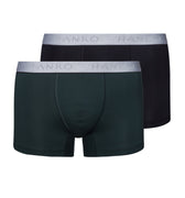 Cotton Essentials 2-Pack Cotton Boxer Briefs | Laurel/Black 73078-2871